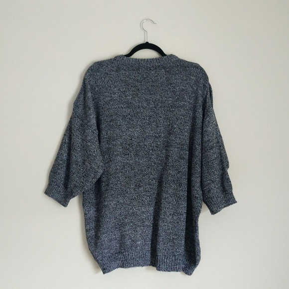 A'Milano Marbled Gray Scoop Neck Sweater (EUC) - Picture 5 of 5